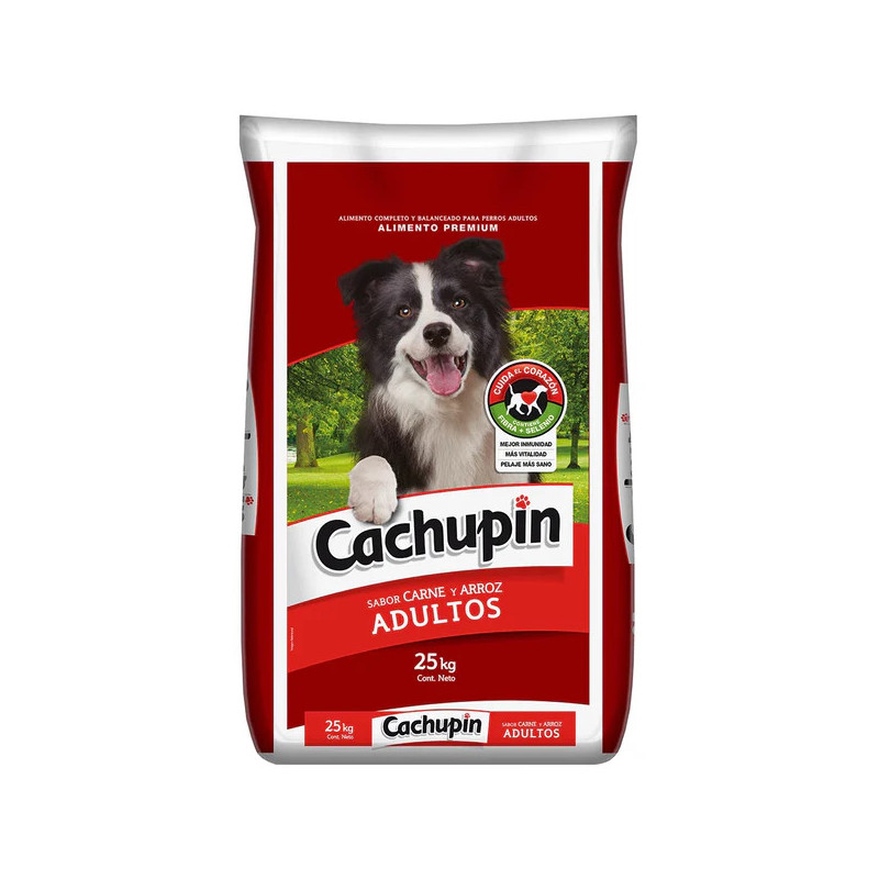 CACHUPIN ADULTOS SABOR CARNE Y ARROZ 25KG CACHUPIN ADULTOS SABOR CARNE Y ARROZ 25KG