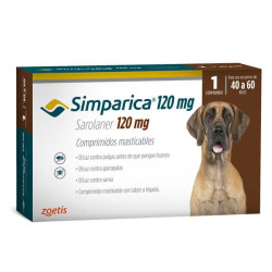 SIMPARICA  120 MG 1 COMPRIMIDO 40 A 60 K