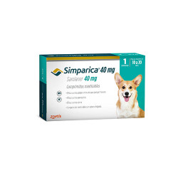 SIMPARICA 40 MG 1 COMPRIMIDO 10 A 20 K