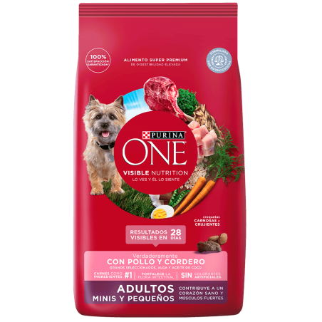 ONE ADULTOS MINI PEQ POLLO Y CORDERO 2KG