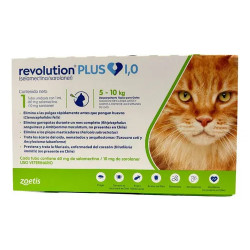 REVOLUTION PLUS 1 ML 5 A 10 K
