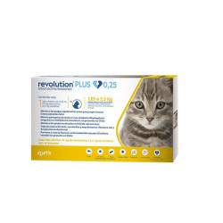 REVOLUTION PLUS 0,25 ML 1,25 A 2,5 K