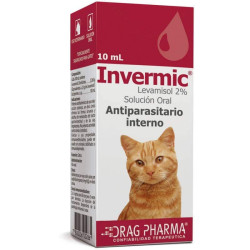 INVERMIC LEVAMISOL 2% 10 ML GATO