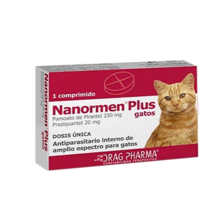 NANORMEN PLUS GATO 1 COMPRIMIDO
