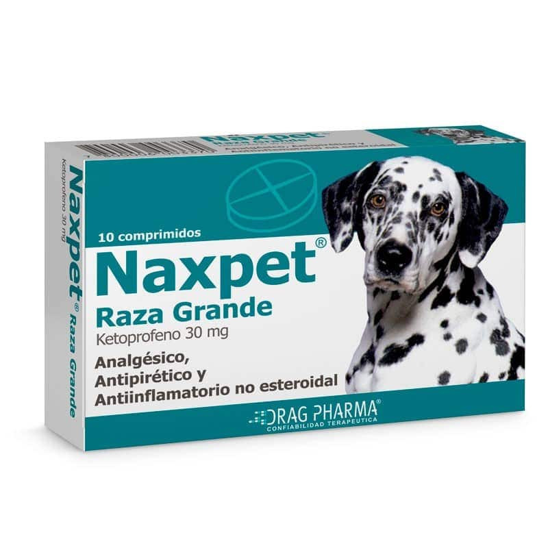NAXPET RAZA GRANDE KETOPROFENO 30 MG 10 COMPRIMIDO