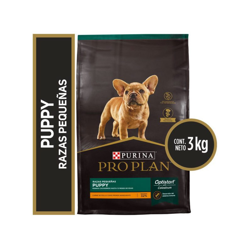 PRO PLAN RAZAS PEQUEÑAS PUPPY 3KG