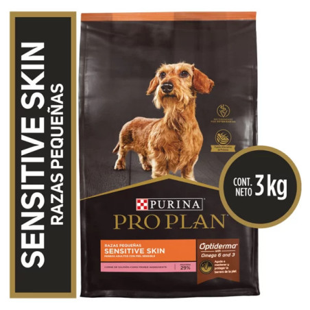 PRO PLAN RAZAS PEQUEÑAS SENSITIVE SKIN 3KG