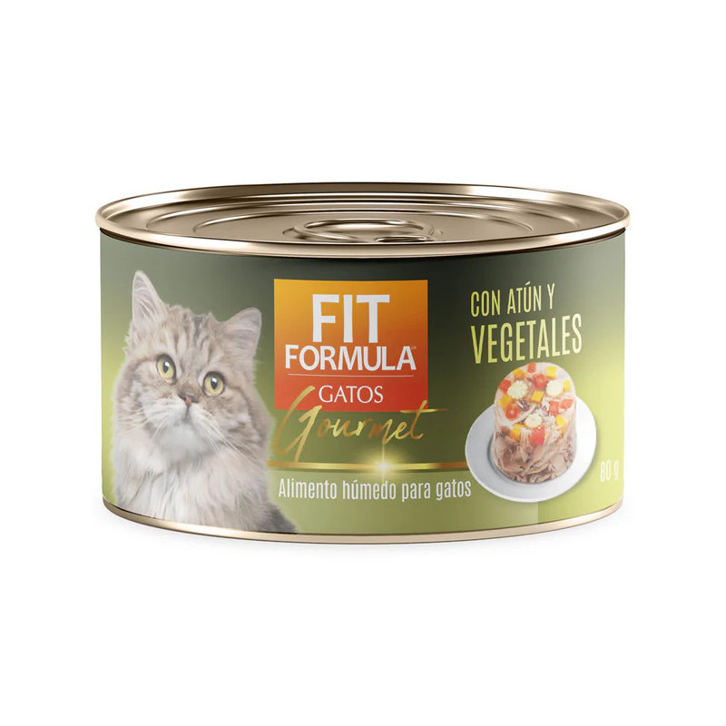 FIT FORMULA GOURMET SABOR ATUN Y VEGETALES 80G