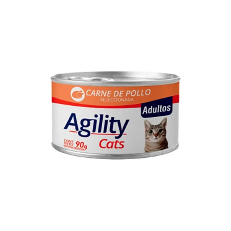 AGILITY CATS CARNE POLLO 90G