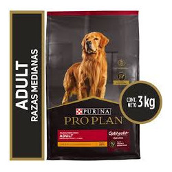 PRO PLAN RAZAS MEDIANAS ADULTOS 3KG