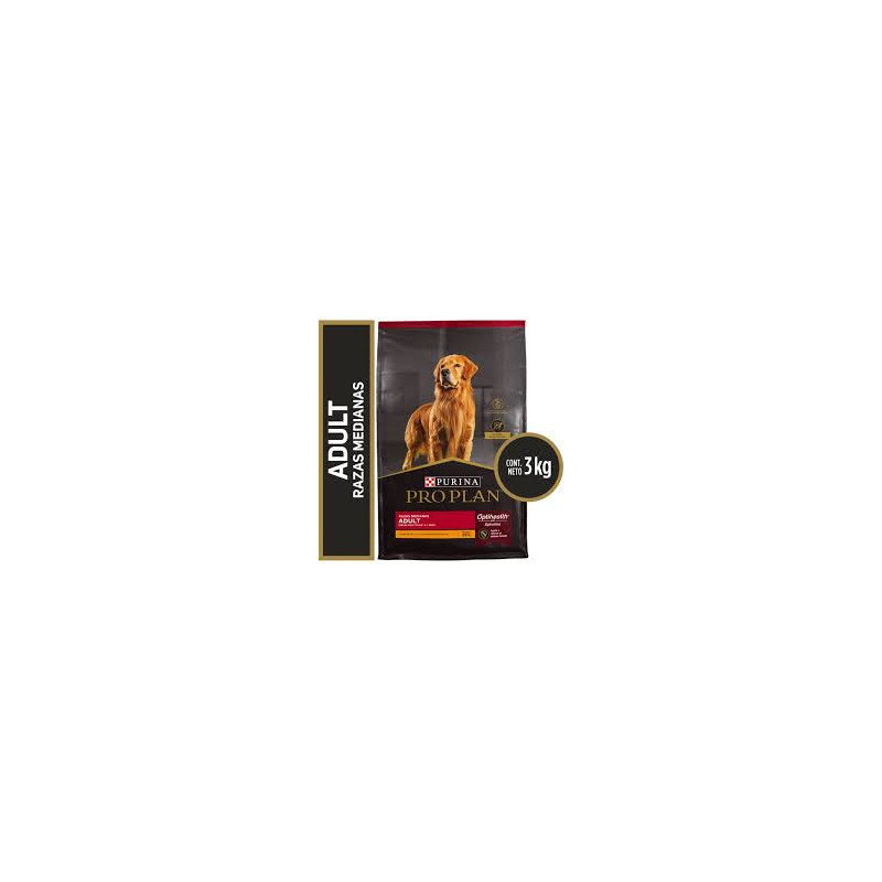 PRO PLAN RAZAS MEDIANAS ADULTOS 3KG PRO PLAN RAZAS MEDIANAS ADULTOS 3KG