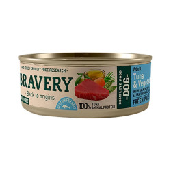 BRAVERY DOG ADULT TUNA Y VEGETABLES 80G