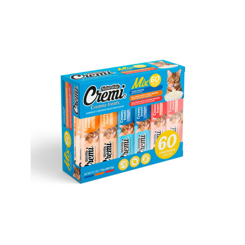 NATURALISTIC CREMI BOX SEA 60 UNIDADES NATURALISTIC CREMI BOX SEA 60 UNIDADES