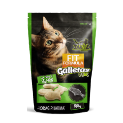 FIT FORMULA GALLETAS GATO SALMON 100G