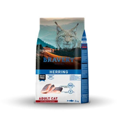 BRAVERY SENIOR CAT HERRING (PEZ ARENQUE) 7KG