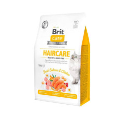 BRIT CARE GATOS HAIRCARE HEALTHY & SHINY COAT FRESH SALMON & CHICKEN (SALMON Y POLLO) 7KG