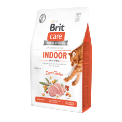 BRIT CARE GATOS INDOOR ANTI-STRESS FRESH CHICKEN (POLLO) 2 KG