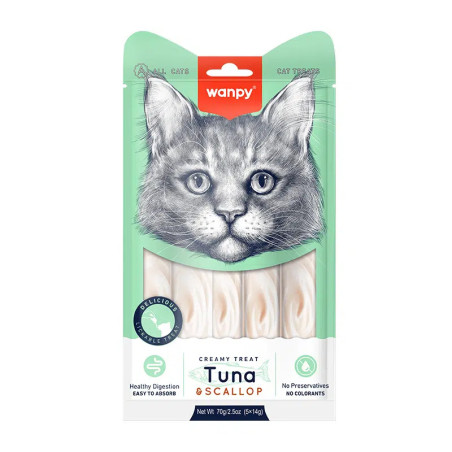 WANPY TUNA Y SCALLOP 5X14G  RAC-51