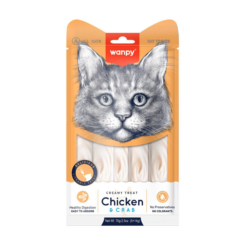 WANPY CHICKEN Y CRAB 5X14G RAC-56 WANPY CHICKEN Y CRAB 5X14G RAC-56
