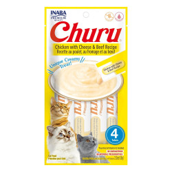 CHURU CHICKEN WITH CHEESE Y BEEF RECIPE (POLLO CON QUESO Y VACUNO) 4 TUBES USA 670