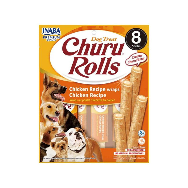 CHURU ROLLS CHICKEN RECIPE 8 STICKS USD 731