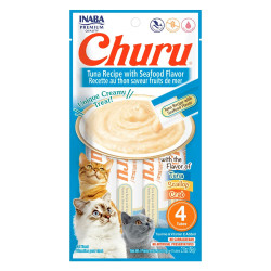 CHURU TUNA RECIPE WITH SEAFOOD FLAVOR (ATUN CON SABOR DE MARISCOS) 4 TUBES USA 669