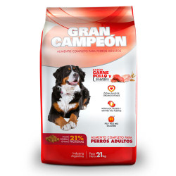 GRAN CHAMPEON CARNE POLLO 21KG