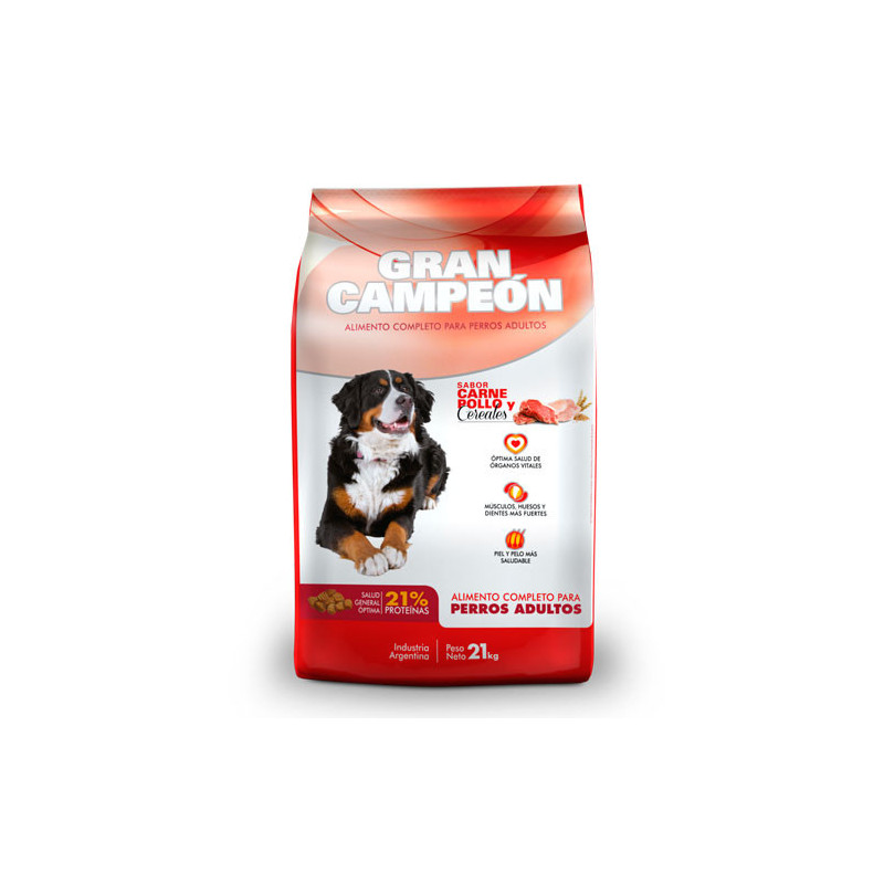 GRAN CHAMPEON CARNE POLLO 21KG GRAN CHAMPEON CARNE POLLO 21KG