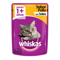 SACHET WHISKAS SABOR POLLO 85G