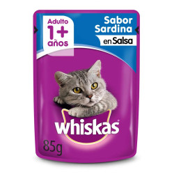 SACHET WHISKAS SABOR SARDINA 85G