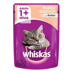 SACHET WHISKAS SABOR SALMON 85G