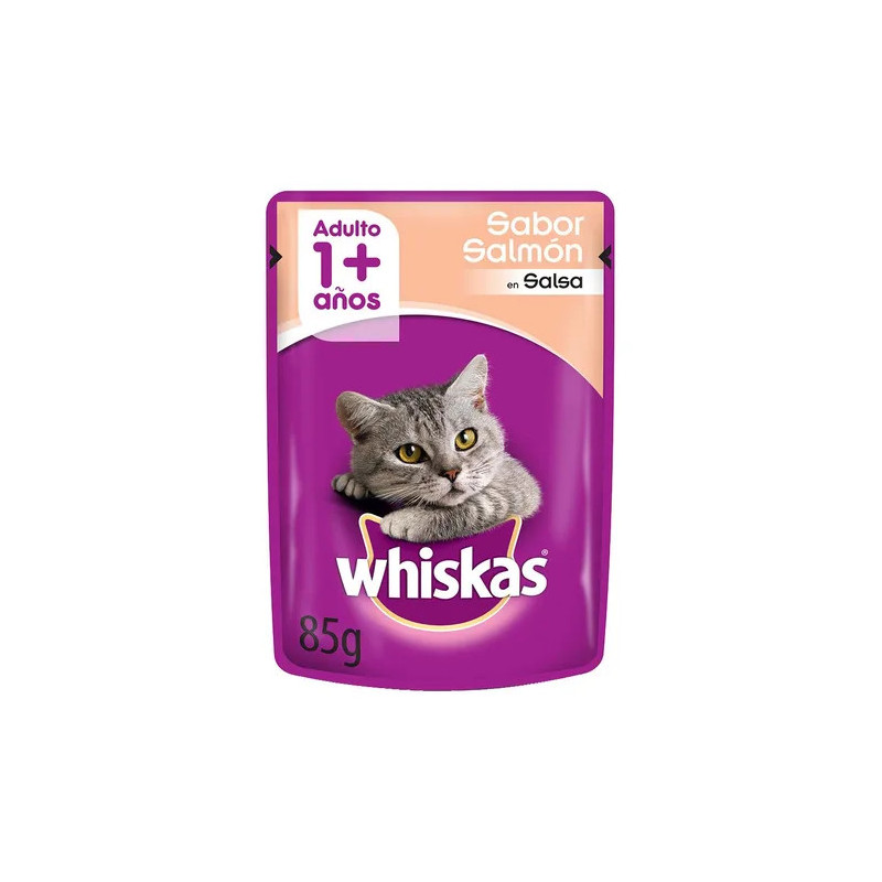 SACHET WHISKAS SABOR SALMON 85G SACHET WHISKAS SABOR SALMON 85G