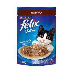 SACHET FELIX SABOR PAVO 85G