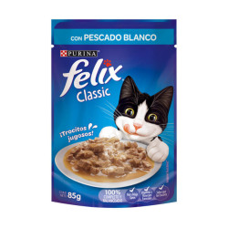 SACHET FELIX SABOR PESCADO BLANCO 85G