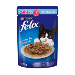 SACHET FELIX GATITO SABOR PESCADO 85G