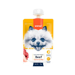 WANPY BEEF CARROT Y PEA 90G RA-64