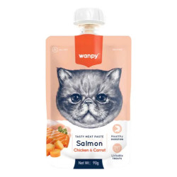 WANPY SALMON CHICKEN Y CARROT 90G RAC-40