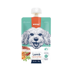 WANPY LAMB CARROT Y PEA 90G RA-65