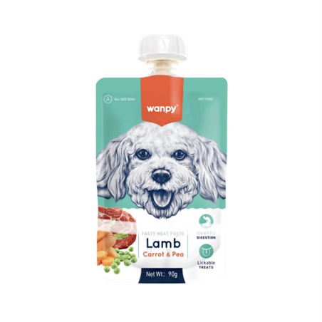 WANPY LAMB CARROT Y PEA 90G RA-65