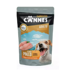 SACHET CANNES ADULTO SABOR POLLO 100G