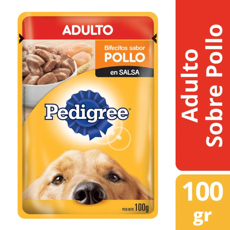 SACHET PEDIGREE ADULTO SABOR POLLO 100G