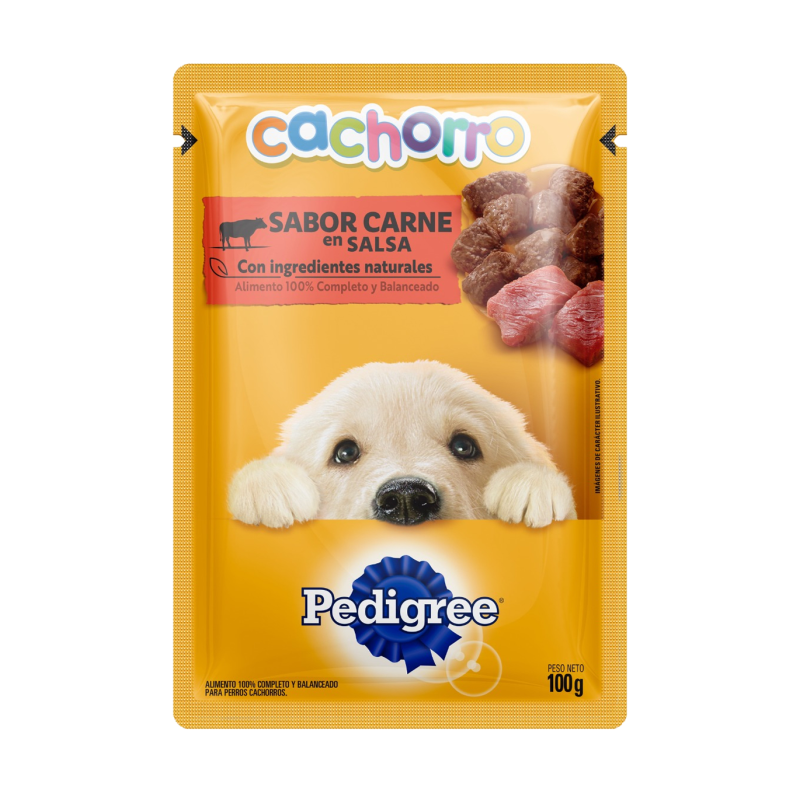 SACHET PEDIGREE CACHORRO SABOR CARNE 100G
