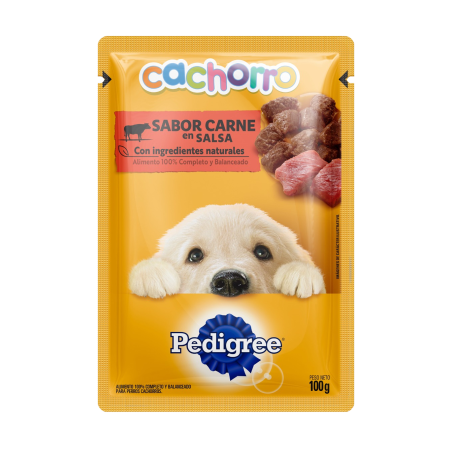 SACHET PEDIGREE CACHORRO SABOR CARNE 100G