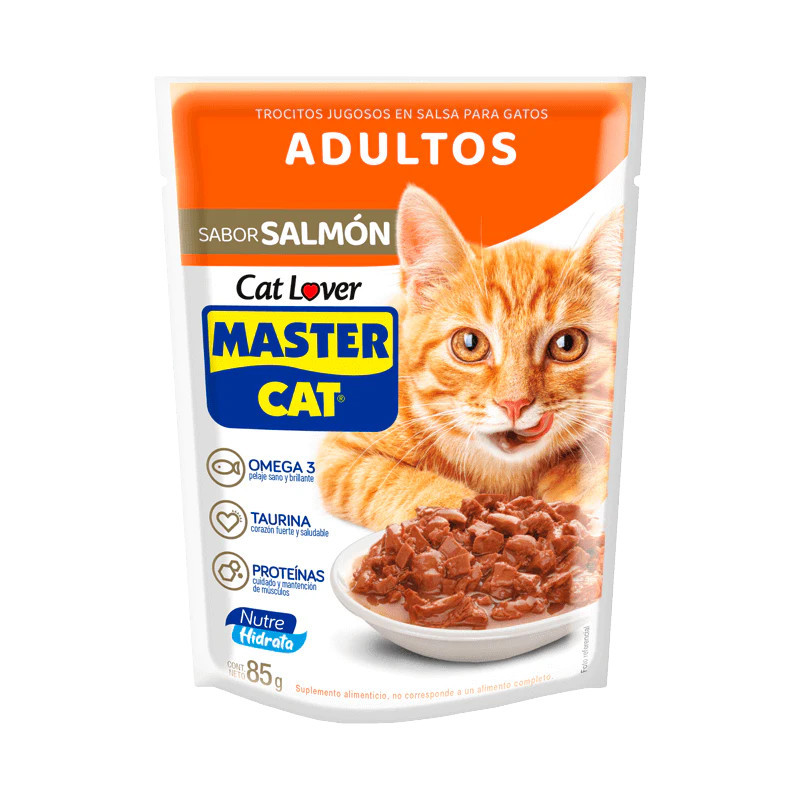 SACHET MASTER CAT ADULTO SABOR SALMON 85G SACHET MASTER CAT ADULTO SABOR SALMON 85G