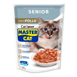 SACHET MASTER CAT SENIOR SABOR POLLO 85G