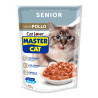 SACHET MASTER CAT SENIOR SABOR POLLO 85G