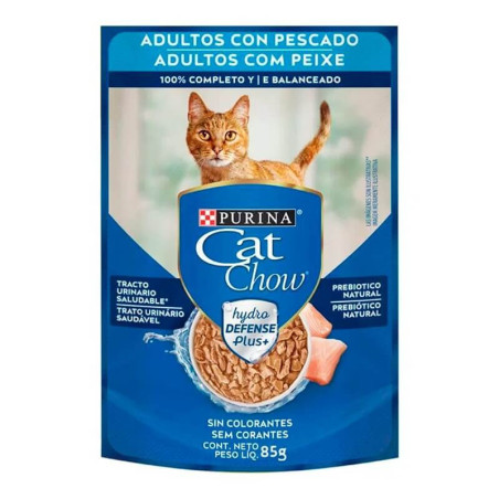 SACHET CAT CHOW ADULTO PESCADO 85G