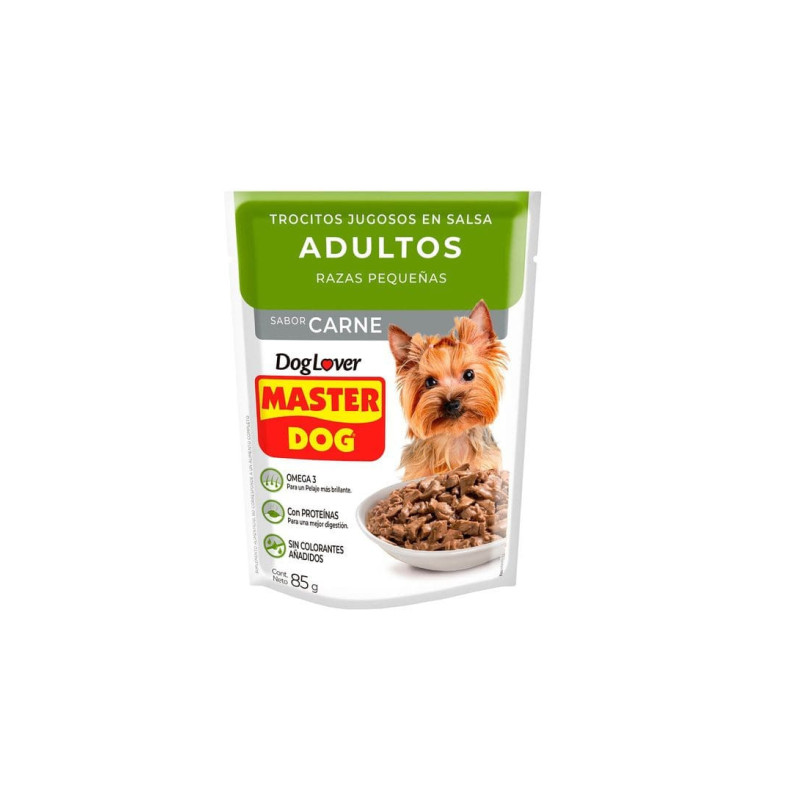 SACHET MASTER DOG ADULTO RAZA PEQUEA SABOR CARNE 100G