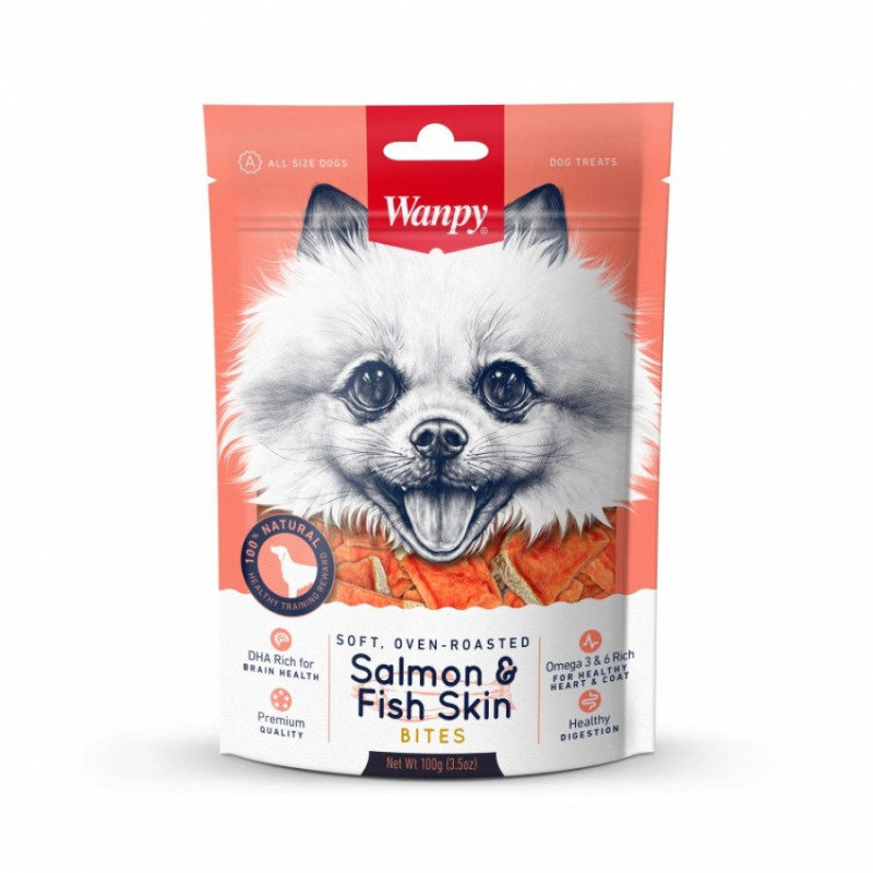 WANPY SALMON Y FISH SKIN 100G FA-31