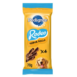 PEDIGREE RODEO 4 UNIDADES SABOR POLLO 70G